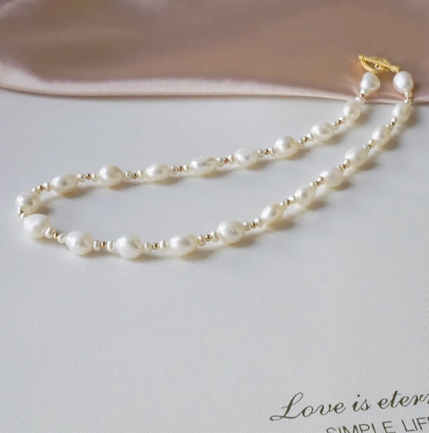 Freshwater Shaped Baroque Pearl Necklace