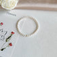 4mm natural freshwater small pearl bracelet