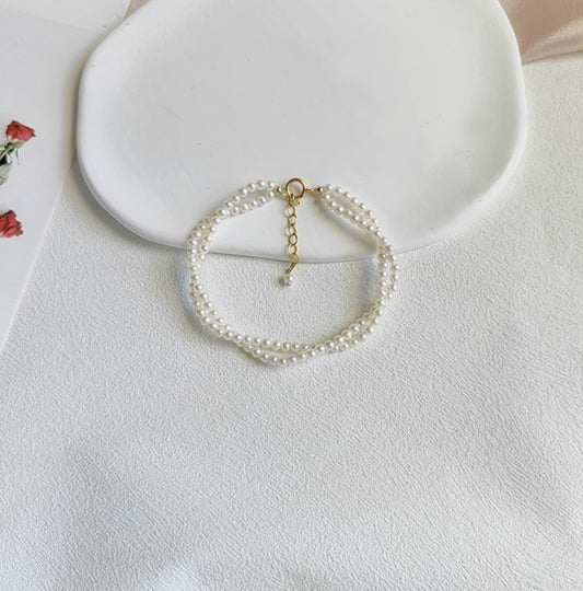 2-3mm Nearly Round Freshwater Pearl Bracelet