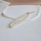 3-4mm natural freshwater nearly round pearl braided bracelet