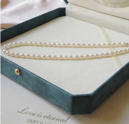 6mm natural freshwater pearl necklace