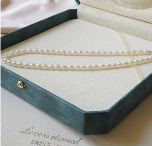6mm natural freshwater pearl necklace