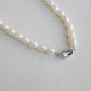 6mm natural freshwater pearl necklace