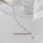 4-5mm nearly round pearl star bracelet