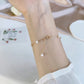 4-5mm nearly round pearl star bracelet