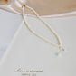 4-5mm freshwater pearl balance necklace
