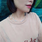 2-3mm freshwater small pearl clavicle necklace