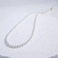 3mm comparable to seawater akoya pearls 18k gold aurora baby pearl necklace