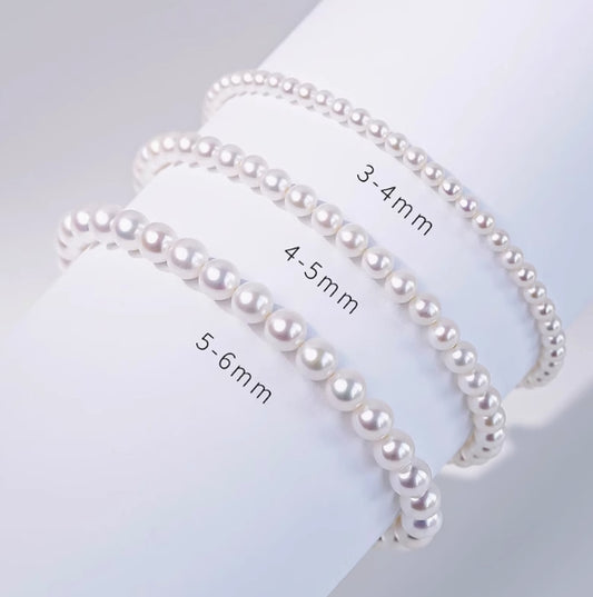 3mm pearl round aurora baby bracelet