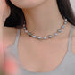 Japanese Akoya Seawater Really Many Stars Pearl Necklace