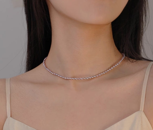 Pentagram Pearl Gypsophila Necklace