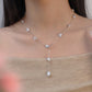 Gypsophila pearl necklace Y chain