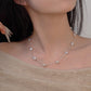 Gypsophila pearl necklace Y chain