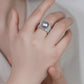 Tahitian Black Pearl Platinum Grey Ring