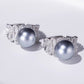 Tahitian Black Pearl Platinum Grey Ring