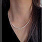 Natural Freshwater Pearl Sparkling Necklace