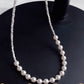Natural Freshwater Pearl Sparkling Necklace