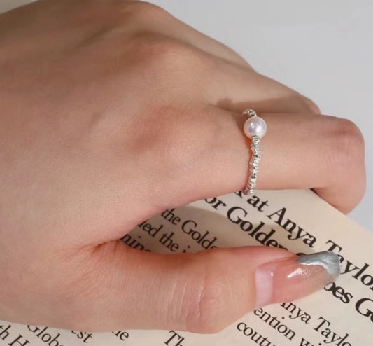 Freshwater Pearl Silver Ring