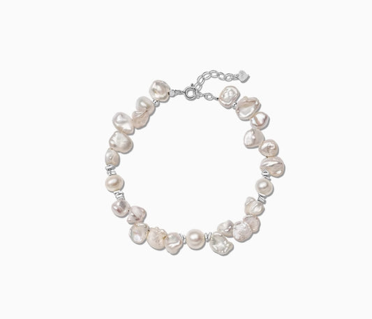Freshwater Baroque Petal Pearl Bracelet