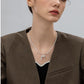 White Mother of Pearl Beaded Necklace