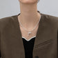 White Mother of Pearl Beaded Necklace