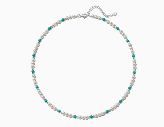 Freshwater Pearl Turquoise Necklace