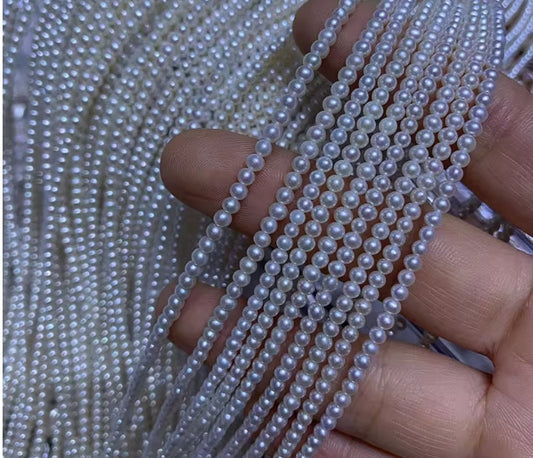 Pearl material: Mini baby freshwater pearls 2.5-3mm