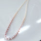 Rare Gradient purple freshwater pearl necklace