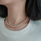 Rare Gradient purple freshwater pearl necklace