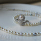 Crown Japanese Akoya adjuestsble ring