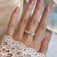 Minimalist rice freshwater pearl ring