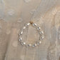 Minimalist rice freshwater pearl ring