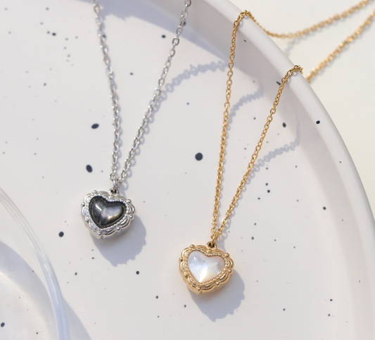 Titanium Steel Heart necklace