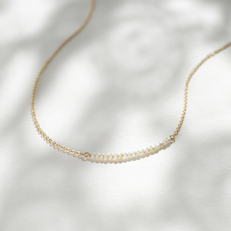 smile pearl necklace