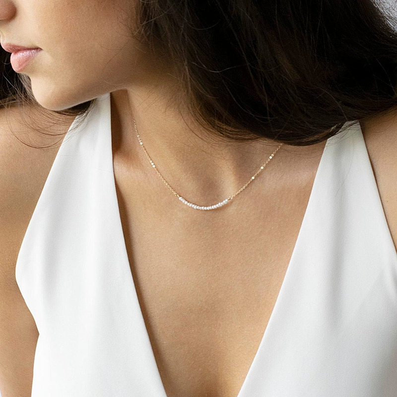 smile pearl necklace
