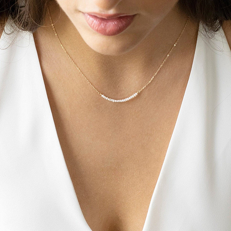 smile pearl necklace
