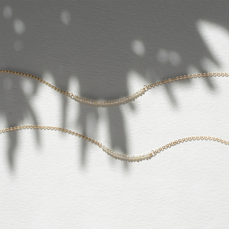 smile pearl necklace