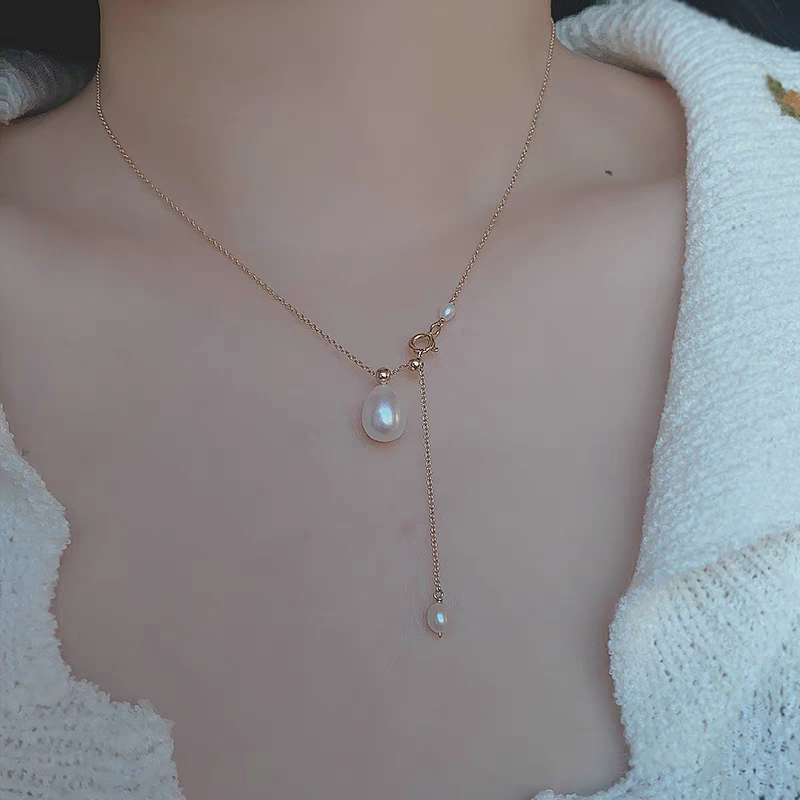 Mermaid tears pearl necklace