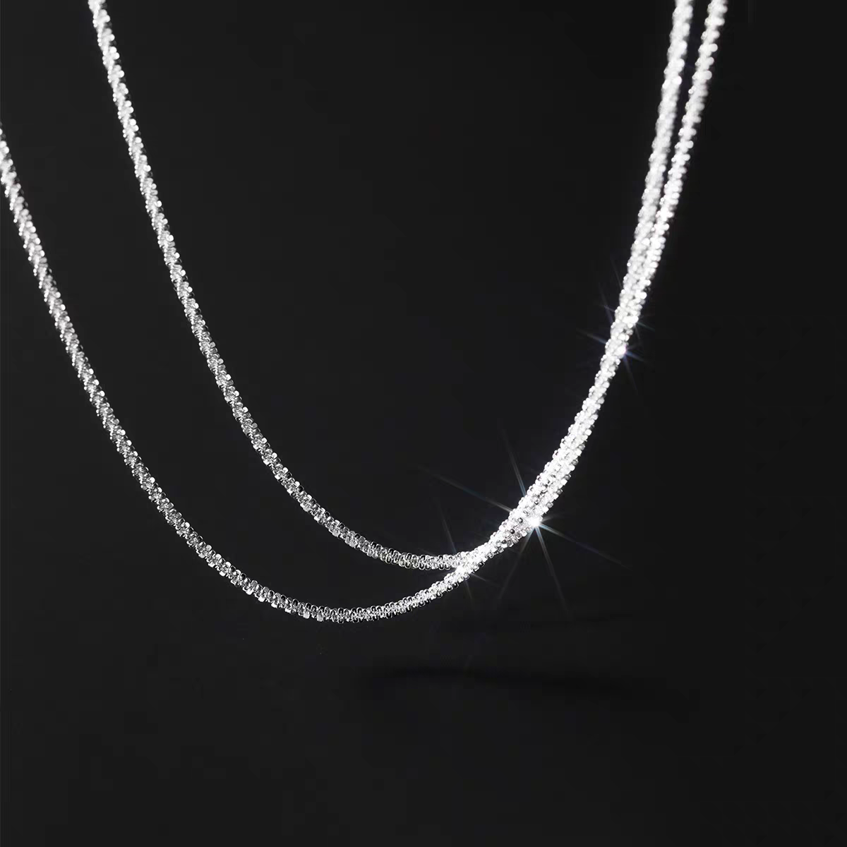 The galaxy sliver flash necklace
