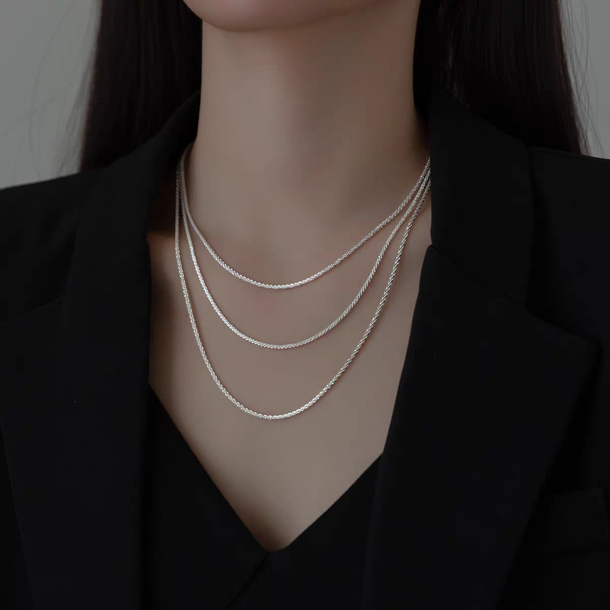 The galaxy sliver flash necklace