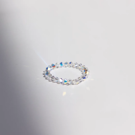 Special super mini crystal ring