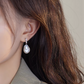 Crocus pearl earrings