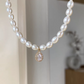 Pear freshwater pearl necklace