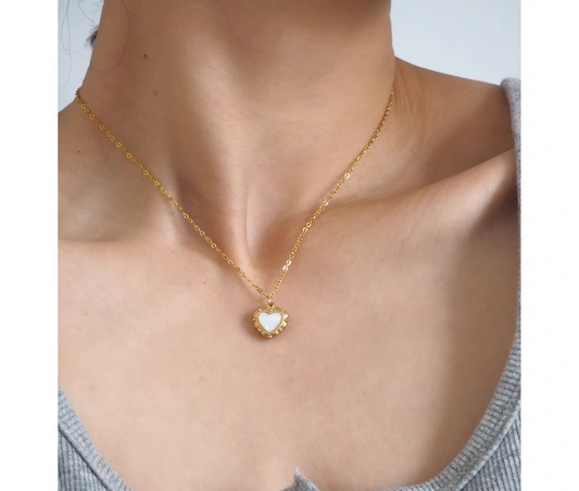 Titanium Steel Heart necklace